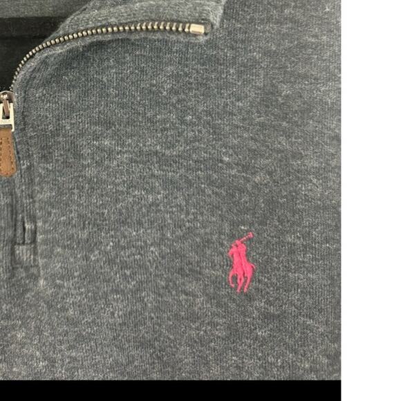 Ralph Lauren Polo Men’s XL Grey Cable-Knit Cotton Sweater Classic Crewneck - Picture 6 of 9